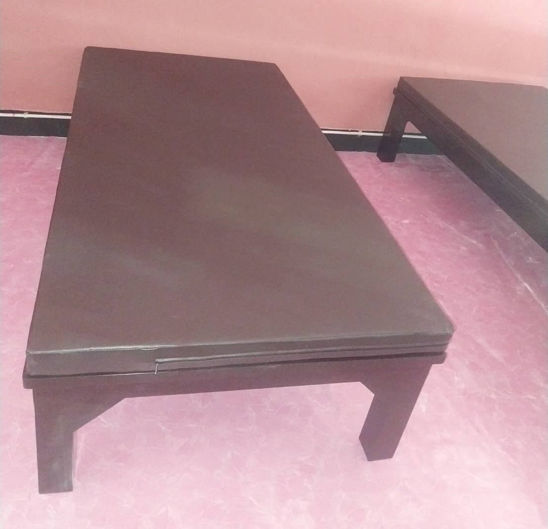 เตียงนวดไทย สีน้ำตาลเข้ม